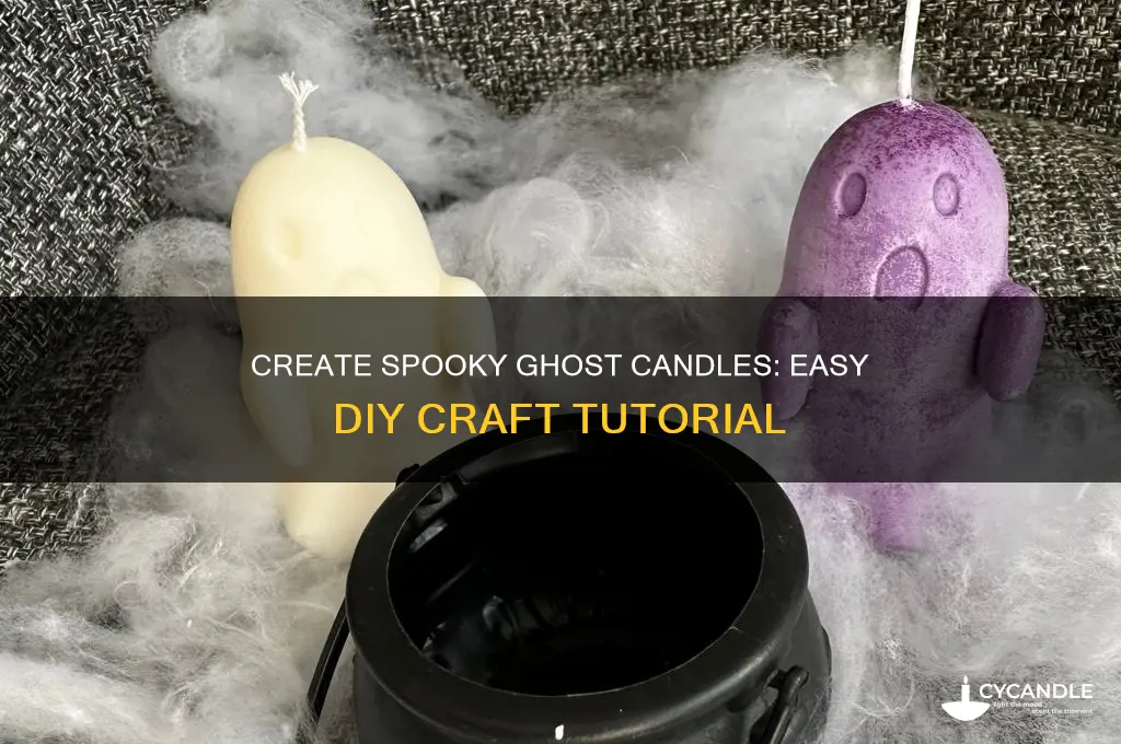 how to make ghost candles