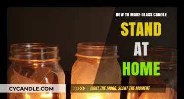 DIY Glass Candle Stand: Easy Homemade Crafting Guide