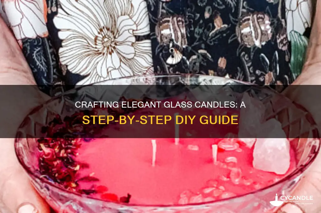 how to make glass candle