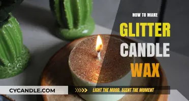 DIY Sparkling Candles: Crafting Glitter-Infused Wax Creations at Home