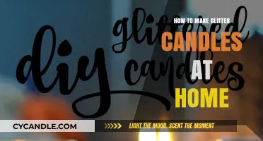 DIY Sparkling Glitter Candles: Easy Homemade Crafting Guide