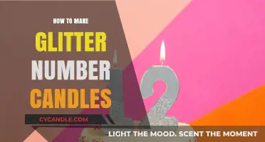 DIY Glitter Number Candles: Easy Crafting Guide for Special Celebrations