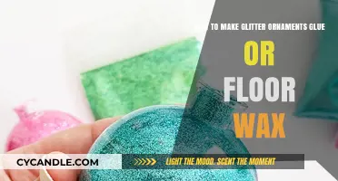 Crafting Sparkling Ornaments: A Guide to Glue and Floor Wax Techniques