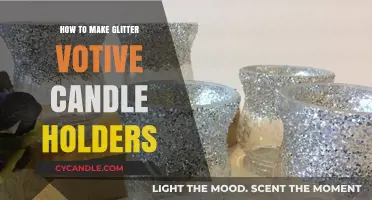 Sparkle Up Your Space: DIY Glitter Votive Candle Holders