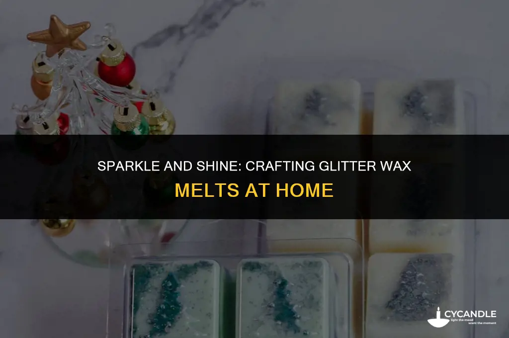 how to make glitter wax melts