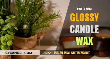 Crafting Shiny Candles: A Guide to Achieving Glossy Wax Finishes