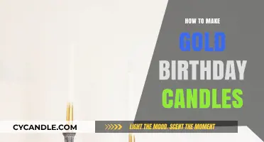 DIY Gold Birthday Candles: Easy Crafting Guide for Stunning Celebrations