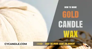 Crafting Luxurious Gold Candle Wax: A Step-by-Step DIY Guide