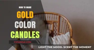 Crafting Luxurious Gold Candles: A Step-by-Step DIY Guide