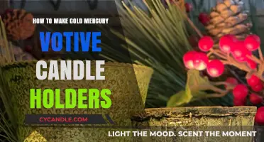 DIY Gold Mercury Votive Candle Holders: Easy Crafting Guide