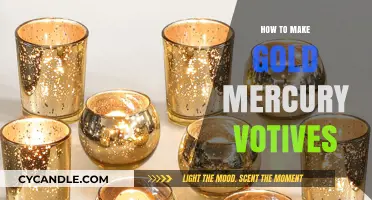 Crafting Elegance: DIY Gold Mercury Votives for Festive Decor
