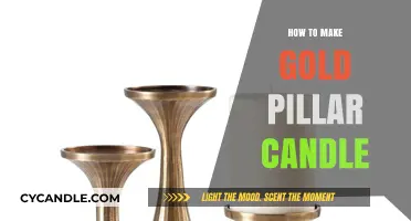 Crafting Elegance: A Step-by-Step Guide to Making Gold Pillar Candles