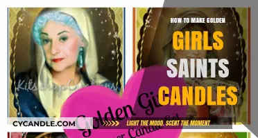 DIY Golden Girls Saints Candles: Crafting Divine Fan Art
