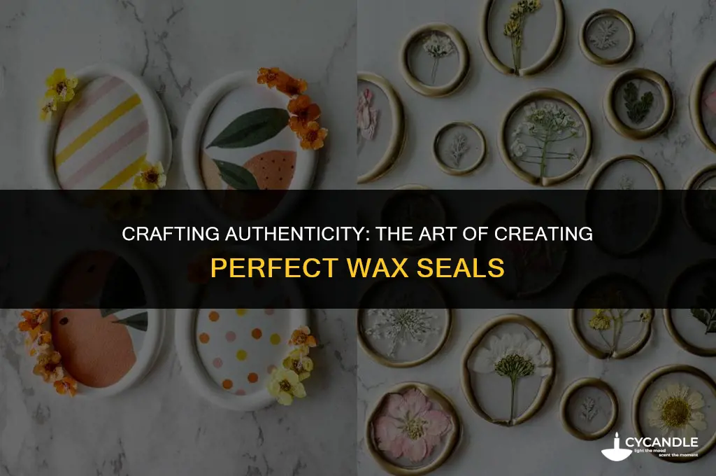 how to make good wax seal