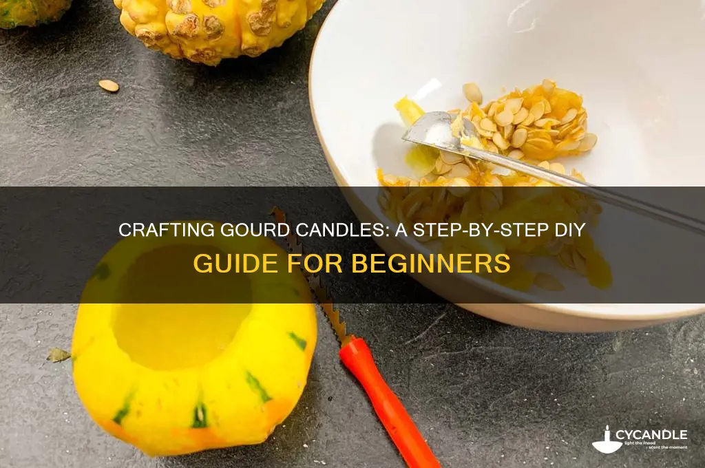 how to make gourd candles