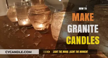 Crafting Elegant Granite Candles: A Step-by-Step DIY Guide