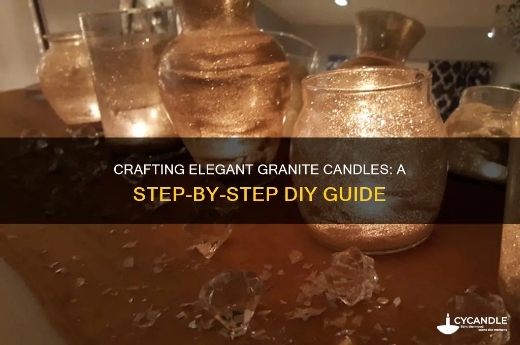 how to make granite candles