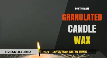 Crafting Granulated Candle Wax: A Step-by-Step DIY Guide