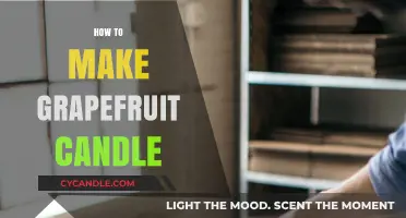 Crafting Citrus Bliss: A Step-by-Step Guide to Making Grapefruit Candles