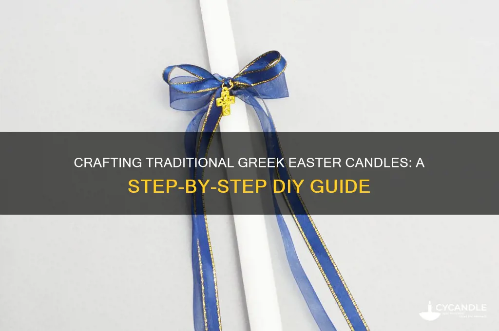 how to make greek easter candles