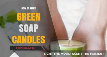 Crafting Eco-Friendly Green Soap Candles: A Simple DIY Guide