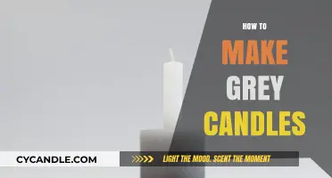 Crafting Elegant Grey Candles: A Step-by-Step DIY Guide