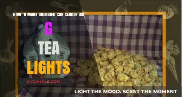 DIY Grubby Cake Candles: Crafting with Tea Lights for a Cozy Glow