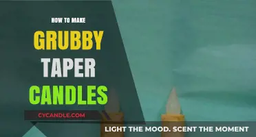 Crafting Grubby Taper Candles: A Step-by-Step DIY Guide