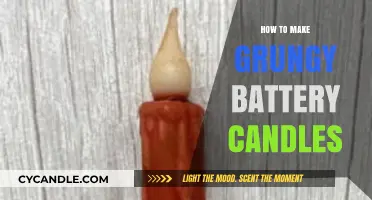 DIY Grungy Battery Candles: Easy Steps for Rustic Charm
