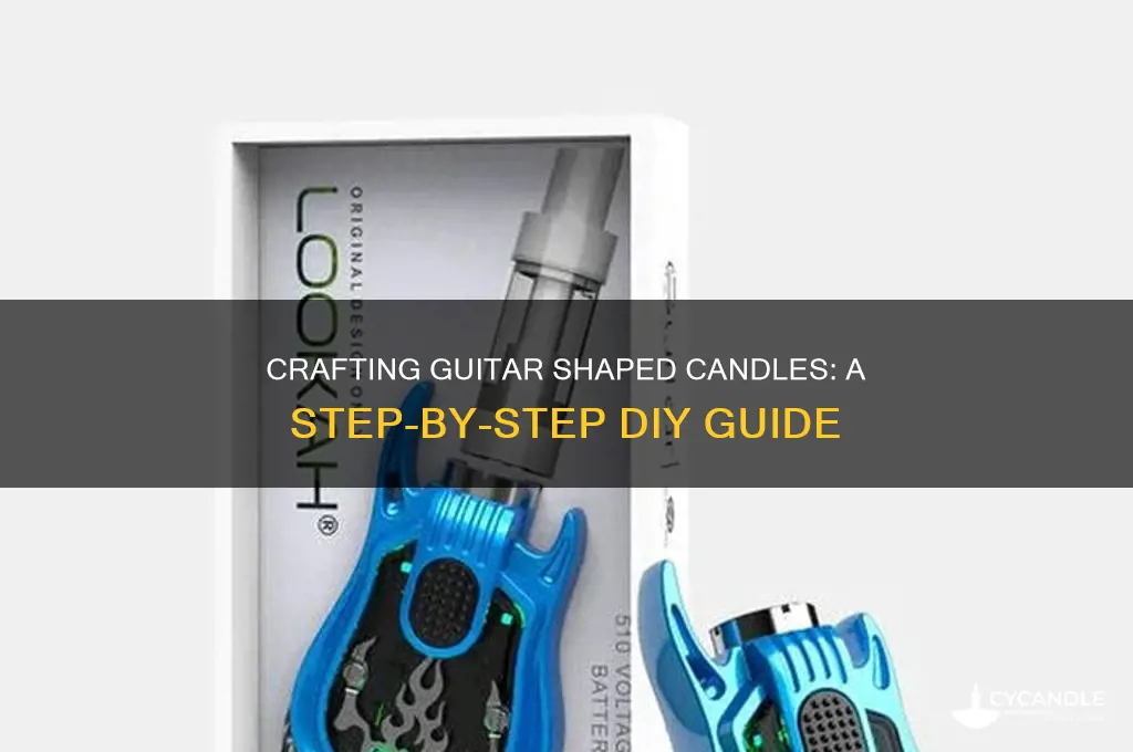 how to make guitar shaped candles