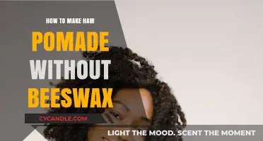 DIY Hair Pomade Recipe: Beeswax-Free Alternative for Shiny Hold