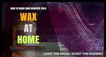 DIY Cold Wax Recipe: Easy Homemade Hair Removal Solution