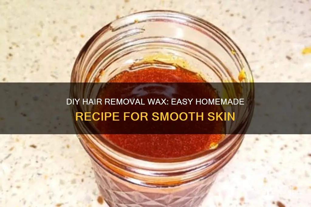 how to make hair remover wax