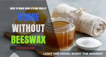 DIY Hair Styling Wax: Beeswax-Free Recipe for Natural Hold
