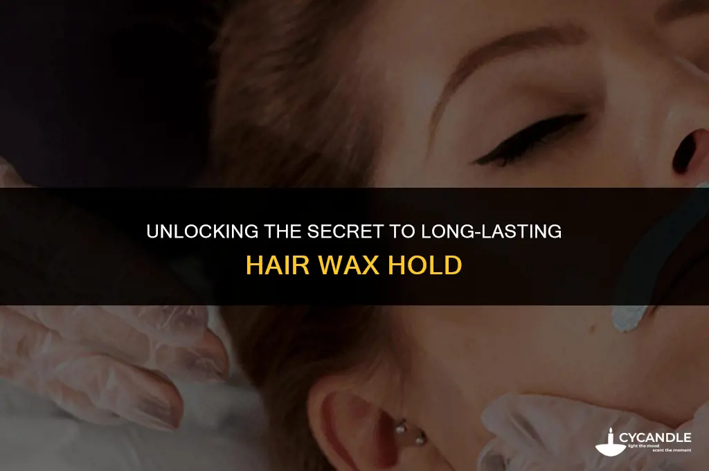 how to make hair wax hold stronger