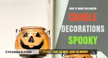 Create Eerie Halloween Candle Decorations with These Spooky DIY Ideas