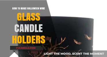 Spooky DIY: Crafting Halloween Wine Glass Candle Holders