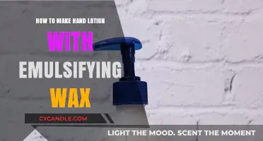 Crafting Nourishing Hand Lotion with Emulsifying Wax: A DIY Guide