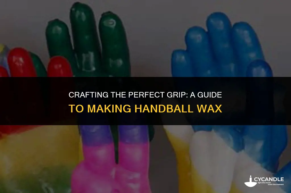 how to make handball wax