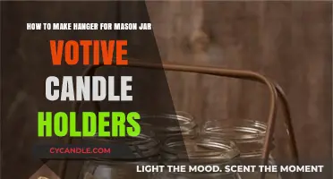 DIY Mason Jar Votive Hanger: Crafting Elegant Candle Holders Easily