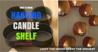 DIY Hanging Candle Shelf: Easy Steps to Create Ambiance