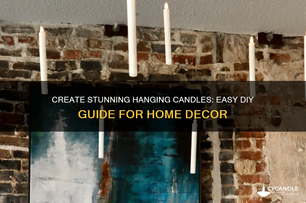 how to make hanging candles