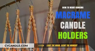 Crafting Boho Hanging Macrame Candle Holders: A DIY Guide