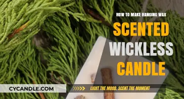 Crafting Aromatic Hanging Wax Scented Wickless Candles: A DIY Guide