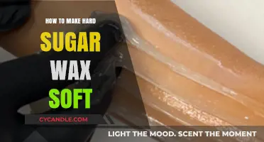 Reviving Hardened Sugar Wax: A Simple Softening Technique