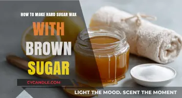 Sweet Alchemy: Crafting Hard Sugar Wax with Brown Sugar