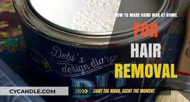 DIY Hard Wax Recipe: Smooth Hair Removal at Home Guide