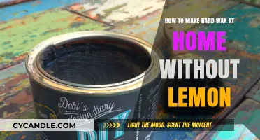 DIY Hard Wax Recipe: Natural Ingredients, No Lemon Required