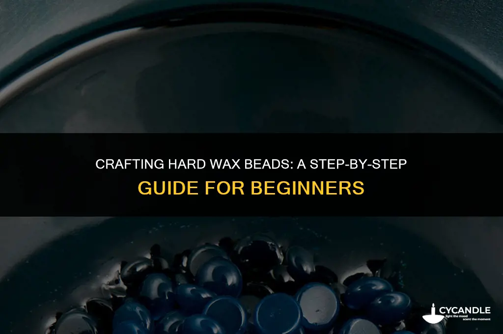 how to make hard wax beads