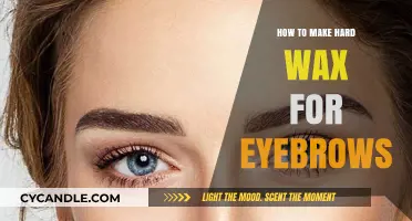 Crafting the Perfect Brow: A Guide to Making Hard Wax for Eyebrows